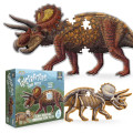 Turn N Learn Triceratops Puzzle 0