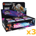 Magic The Gathering : Foundations - Lot de 3 Play Booster Display 0