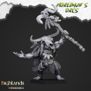 Highlands Miniatures - Moredhun's Orcs - Cave Orc Shaman x1