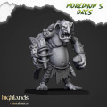 Highlands Miniatures - Moredhun's Orcs - Cave Trolls x3 3