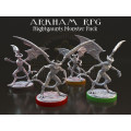 Pack of 4 Nightgaunts compatible with Arkham RPG 0