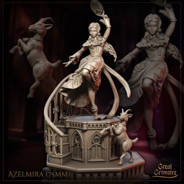 Great Grimoire - Cathedral of Shadow - Azelmira Diorama