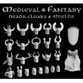 Medieval & Fantasy Heads, Cloaks & Shields 1