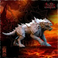 Beholder Miniatures - Realms of Ruins - Hellhounds with Armor 13