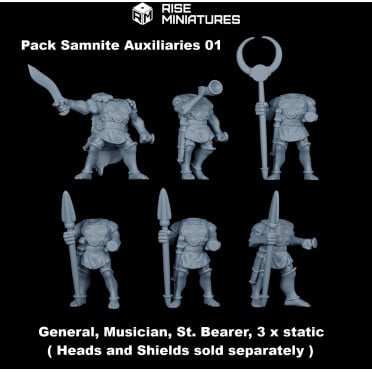 Rise Miniatures - Samnite Wars - Samnite Auxiliaries - Body - 28mm