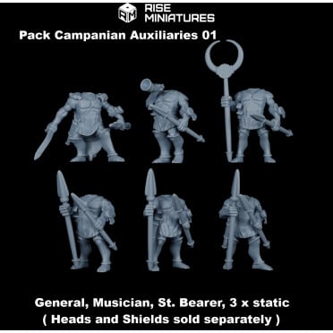 Rise Miniatures - Samnite Wars - Campanian Auxiliaries - Bodies - 28mm