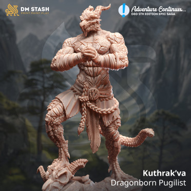 DM Stash - Kuthrak’va - Dragonborn Pugilist [32mm]