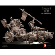 Avatars Of War - Goblin King (Elf Bane) on Chariot sur char à loups