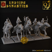 Titan Forge - Undying Dynasties - Sand Skeleton Cavalry Archers Avec EMC