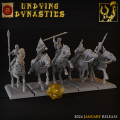 Titan Forge - Undying Dynasties - Sand Skeleton Cavalry with Spears 1