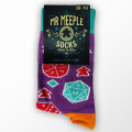 Socks - Meeples and Dice Purple 0