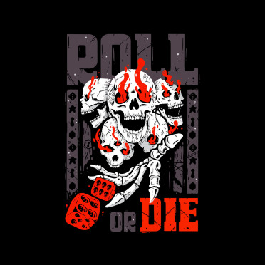 T-shirt - Roll or Die