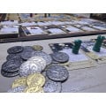 15th-Century Replica Metal Coins for Pax: Renaissance – Set of 36 Durable Zinc Alloy Coins in Silver and Gold 5