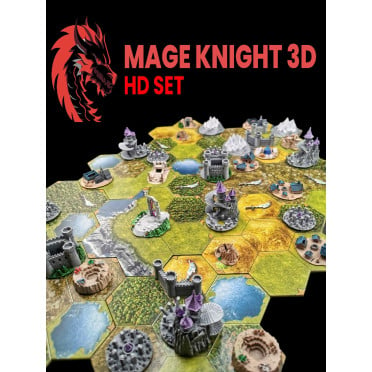 Mage Knight Ultimate Edition : 3D Set HD Resin