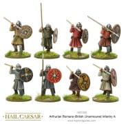 Hail Caesar - The Age of Arthur - Arthurian Romano-British Unarmoured Infantry A