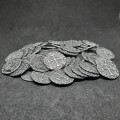 Pirate antique silver metal coins for board games / role-play games 10