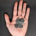 Pirate antique silver metal coins for board games / role-play games 14