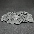 Pirate antique silver metal coins for board games / role-play games 25