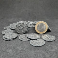 Pirate antique silver metal coins for board games / role-play games 26