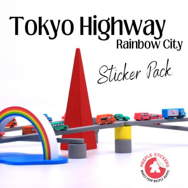 Tokyo Highway: Rainbow City - Sticker Set