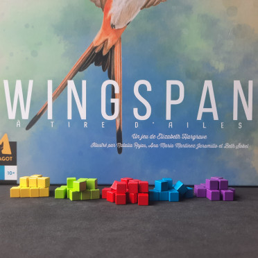 Wingspan - Ensemble de cubes en métal compatibles