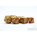 Set de 7 Dés JDR Chessex : Glitter Gold / Silver 0