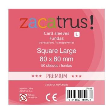 Protège-cartes Zacatrus Square L premium (Carré Moyen)