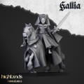 Highlands Miniatures - Gallia - Damsel Of Gallia on horse 0