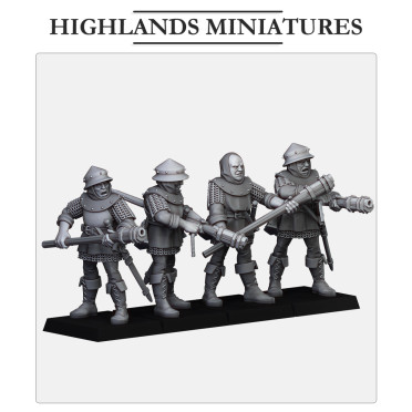 Highlands Miniatures - Gallia - Gallia Shooters: Handgunners