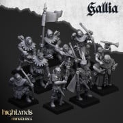 Highlands Miniatures - Gallia - Robin Hood and the Sherwood Archers