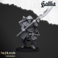 Highlands Miniatures - Gallia - Gallia Men at Arms with EMC 10