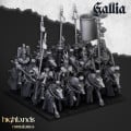 Highlands Miniatures - Gallia - Royal Knights of Gallia with EMC 0