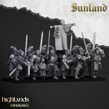 Highlands Miniatures - Sunland - Landsknechts with EMC