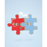 Pin&rsquo;s Puzzle - Saint-Valentin