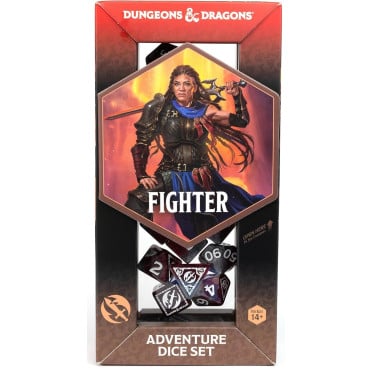 Dungeons & Dragons: Adventure Dice Set - Fighter Red