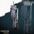 Highlands Miniatures - Aegean Elves - Swords of Messara with EMC 5