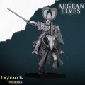 Highlands Miniatures - Aegean Elves -  Elves Mounted Lances with EMC 2