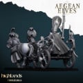 Highlands Miniatures - Aegean Elves -  Elf Chariot 4