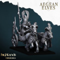 Highlands Miniatures - Aegean Elves -  Elf Chariot 5