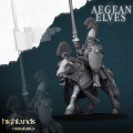 Highlands Miniatures - Aegean Elves -  Elves Mounted Lances with EMC 8