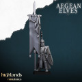 Highlands Miniatures - Aegean Elves - Elves Spearmen with EMC 2