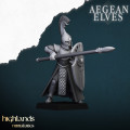 Highlands Miniatures - Aegean Elves - Elves Spearmen with EMC 12