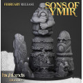 Highlands Miniatures - Sons Of Ymir - Ancient Dwarf Forge and Great Dwarf Runemaster 0