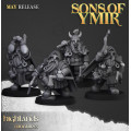 Highlands Miniatures - Sons Of Ymir - Dwarf Rangers Hache with EMC 1