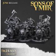 Highlands Miniatures - Sons Of Ymir - Heavy Dwarf Cavalry with EMC