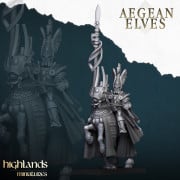 Highlands Miniatures - Aegean Elf - Elf Mounted Lord