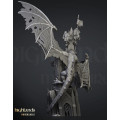 Highlands Miniatures - Transilvanya - Ezekiel, Lord Necromancer on Flying Monster 4