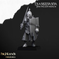 Highlands Miniatures - Transilvanya - Skeletal Guard Sword & Shield with EMC 4