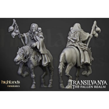 Highlands Miniatures - Transilvanya - The Necromancers on Horse