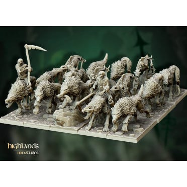 Highlands Miniatures - Transilvanya - Direwolves Unit